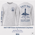 SALTY BAY Boca Inlet Ocean Life Performance Long Sleeve