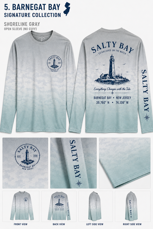 SALTY BAY Barnegat Bay Performance Long Sleeve