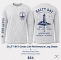 SALTY BAY Absecon Inlet Edition Ocean Life Performance Long Sleeve