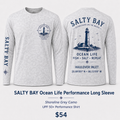 SALTY BAY Haulover Inlet Ocean Life Performance Long Sleeve