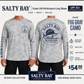 * Sailfish Ocean Life Performance Long Sleeve – Fog Gray Camo