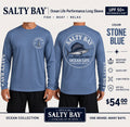 * Sailfish Ocean Life Performance Long Sleeve – Stone Blue