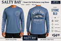 SALTY BAY Ocean Collection Official Performance Long Sleeve